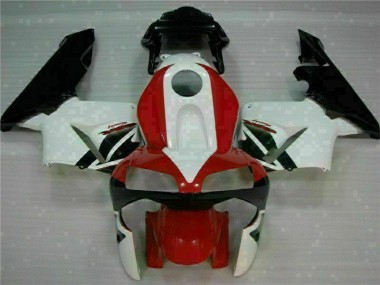 Rouge Blanc Carénage Honda CBR 600 RR 03-04