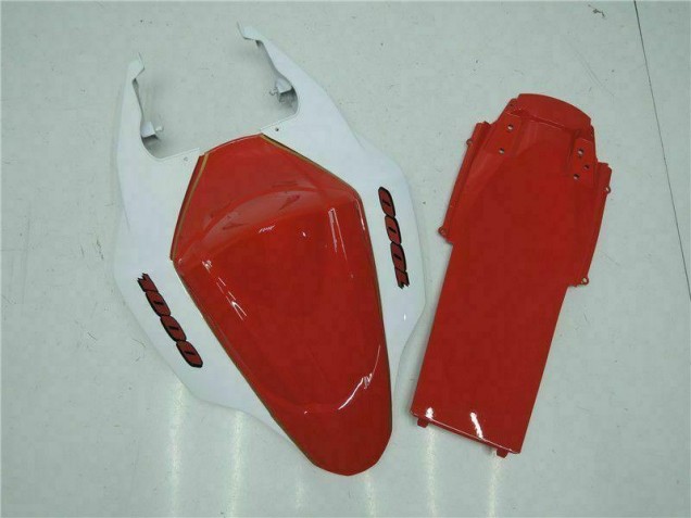 Rouge Blanc Carénages Suzuki GSXR 1000 K7 07-08
