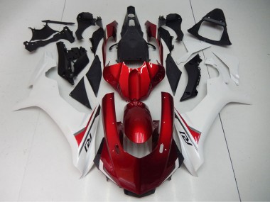 Rouge Blanc Carénages Yamaha R1 15-19