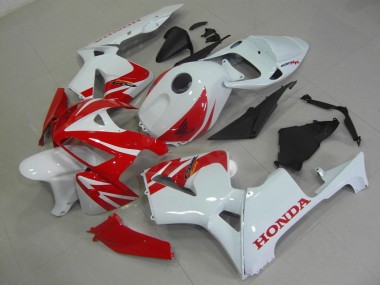 Rouge Blanc Kit Carénages Complet Honda CBR 600 RR 05-06