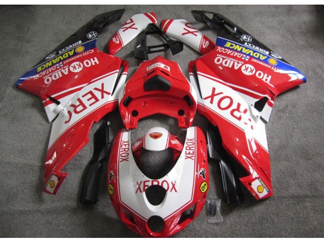 Rouge Blanc Xerox Carénage Ducati 749 05-06