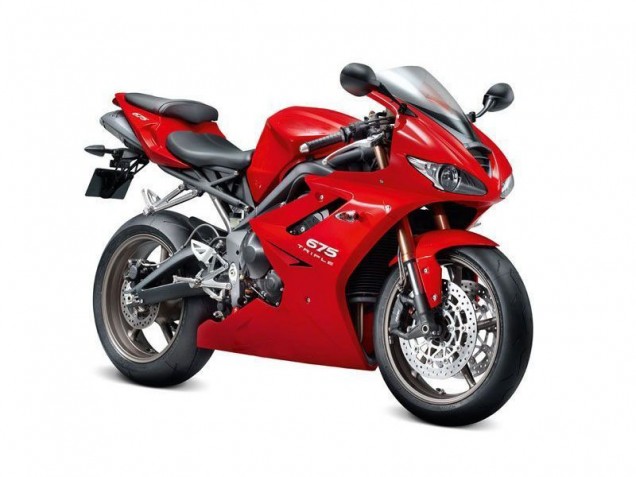 Rouge Carénage Triumph Daytona 675 Triple 06-08