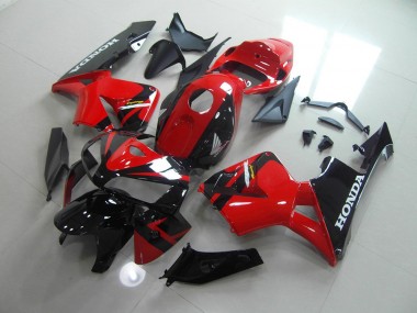 Rouge Noir Carénage Honda CBR 600 RR 05-06