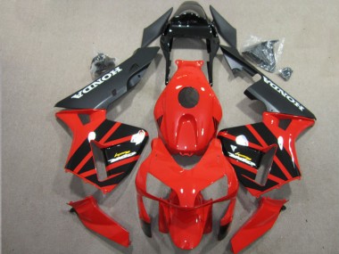 Rouge Noir Carénages Honda CBR 600 RR 03-04