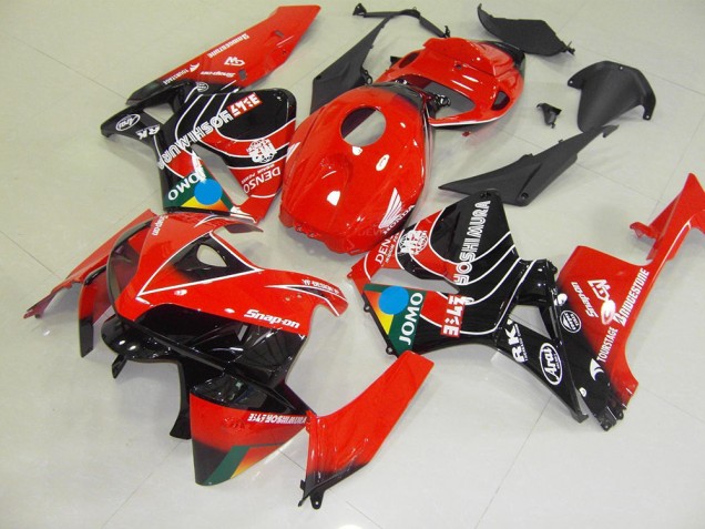 Rouge Noir Jomo Carénage Honda CBR 600 RR 05-06