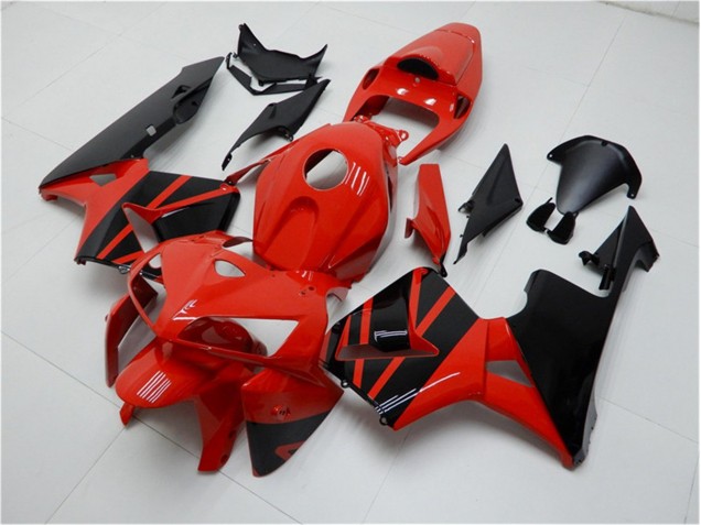 Rouge Noir Kit Carénages Honda CBR 600 RR 05-06