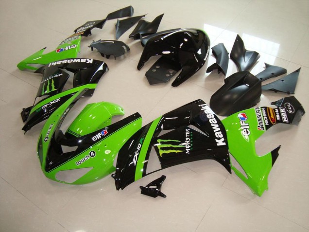 Vert Monster Carénage Kawasaki ZX10R 06-07