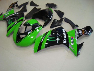 Vert Monster Courses Carénage Kawasaki ZX10R 06-07