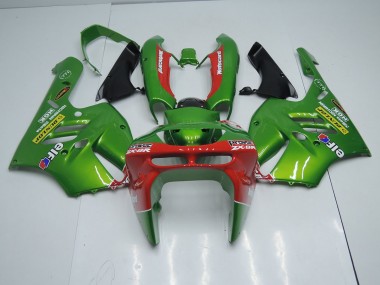 Vert Rouge Carénage Kawasaki ZX9R 94-97